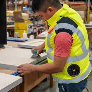 AIRCRAFT High-Vis Fan-Cooled Vest Only