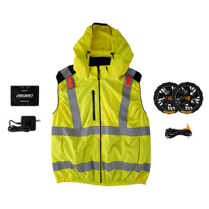 AIRCRAFT High-Vis Fan-Cooled Vest Kit